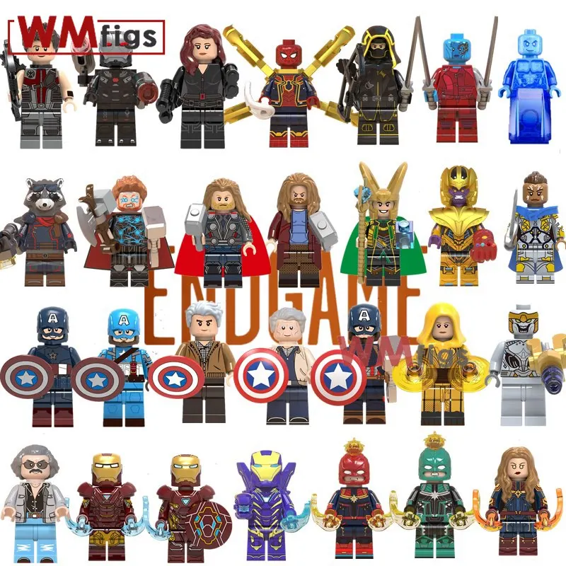 

Toys X0259 Chitauri Marvel Avengers Single Loki thor Hawkeye Super Heroes Caro Skull Nick Fury Gifts Building Blocks kids toys