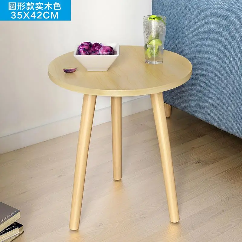 Скандинавский журнальный столик для гостиной, современный минималистичный чайный столик из твердой древесины, многофункциональный чайный столик - Цвет: Style 5