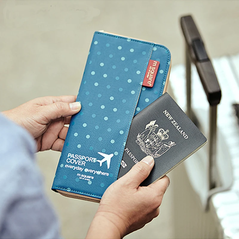 2016 New Passport Cover Pink Travel Wallet Passport Holder Document