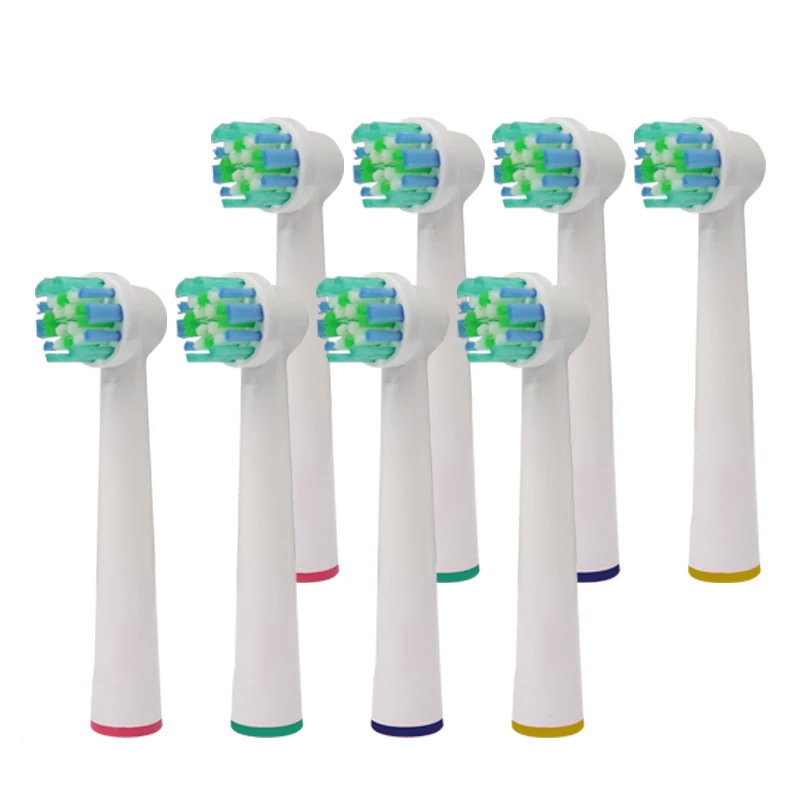 

8pcs/PACK Electric Toothbrush Heads Braun For Oral B Tooth Brush Replacment Soft Oral Hygiene Dual Clean Tools Triumph Head
