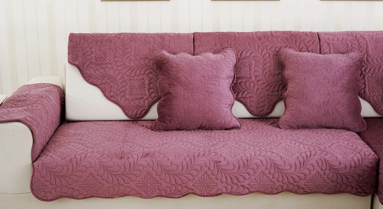 Чехол для дивана, полотенце, современный стильный диван-кровать, плюшевый чехол для секционного l-образного дивана, 1 шт., декор для гостиной