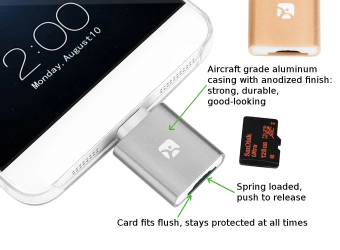 OTG картридер флеш накопителей MicroSD карт|reversible micro|otg micromini micro |