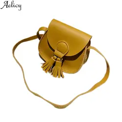 Aelicy женская модная летняя кисточка дизайнерская мини-сумка-мессенджер ПУ кожа Повседневная сумка через плечо для женщин Лидер продаж
