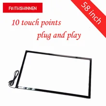 58 inch ir touch screen kit/ ir frame infrared multi touch screen overlay for interactive smart board 58 inch ir touch screen kit/ ir frame infrared multi touch screen overlay for interactive smart board