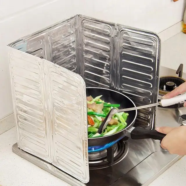 Aliexpress New Hot Special Use Aluminum Foil New Hot Special Use Aluminum Foil Kitchen Oil Splash Guard Gas Stove Cooker Removal