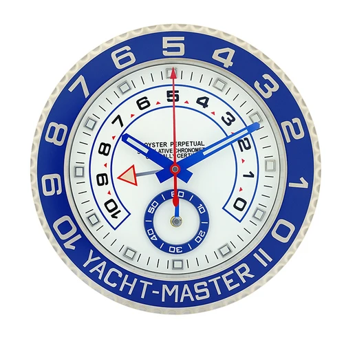 Модные Роскошные Металлические Часы формы настенные Clcok для лучших подарков настенные часы ночник из нержавеющей немой часы - Цвет: 6