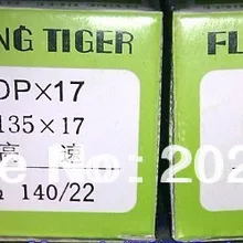 DPx17, 140/22, 500 шт иглы/Лот, промышленные прямострочные части швейной машины, Летающий Тигр бренд, лучшее качество для розничной продажи