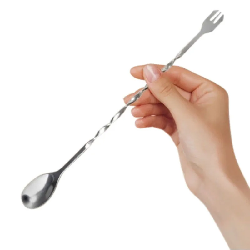 Buy Stainless Steel Cocktail Mixing Spoon Spiral