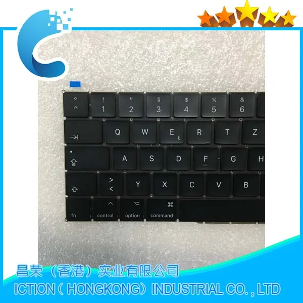 Ноутбук A1989 клавиатура для Apple Macbook Pro retina 1" A1989 клавиатура Deutsch QWERTZ НЕМЕЦКИЙ стандарт лет