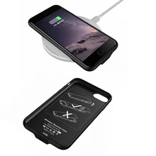 Wifi Беспроводное зарядное устройство QI Чехол-приемник для iphone 7 7Plus чехол беспроводной зарядный чехол-приемник ультра тонкий нескользящий простой