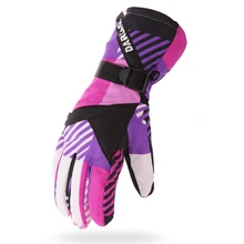 Зимние женские лыжные перчатки теплые велосипедные лыжные снегоходы мотоциклетные перчатки для сноуборда ветрозащитные водонепроницаемые лыжные перчатки