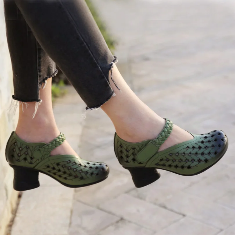 Noir Aide 2018 Cuir Original La Hong À Army Basse En Mori Talons Or CxtsrdhQ