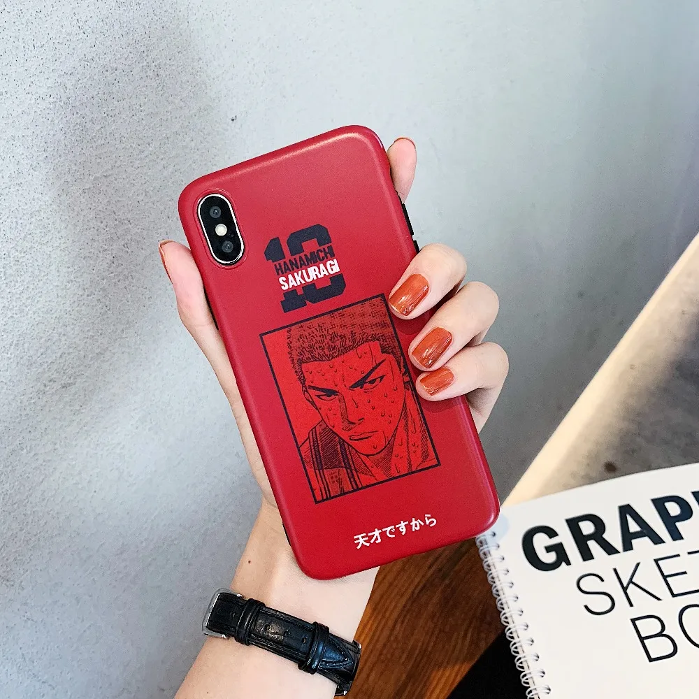 SD Pattern Phone Case For iphone 6 6s 7 8 Plus X XR XS Max Sports Style Red Back Cover 6plus 7plus 8plus XSMax TPU Soft cases | Мобильные