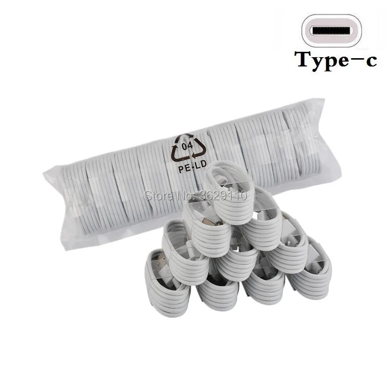 

200pcs 1m 3ft USB 3.1 Type C Data Sync cable Charger for ZUK Z2 Pro Z1 for Huawei Mate 9 for Nokia Lumia 950