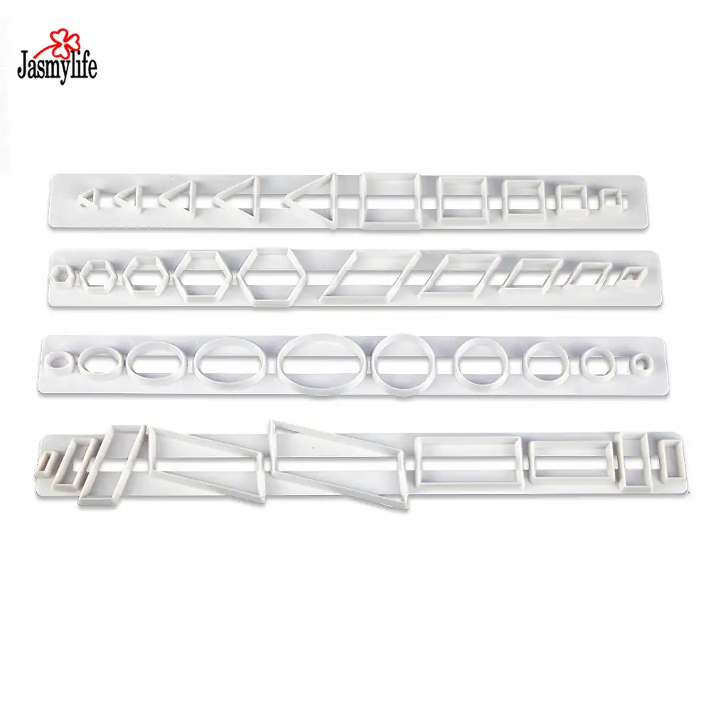 Essential Shapes Tappits 4pcs Set Geometry Cookie Cutter Plastic