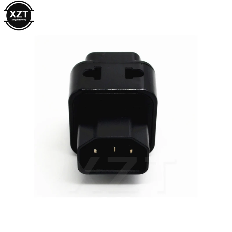 Адаптер питания 2 в 1 IEC 320 C14 Male C13 Female шт. блок PDU/UPS Универсальный переходник для