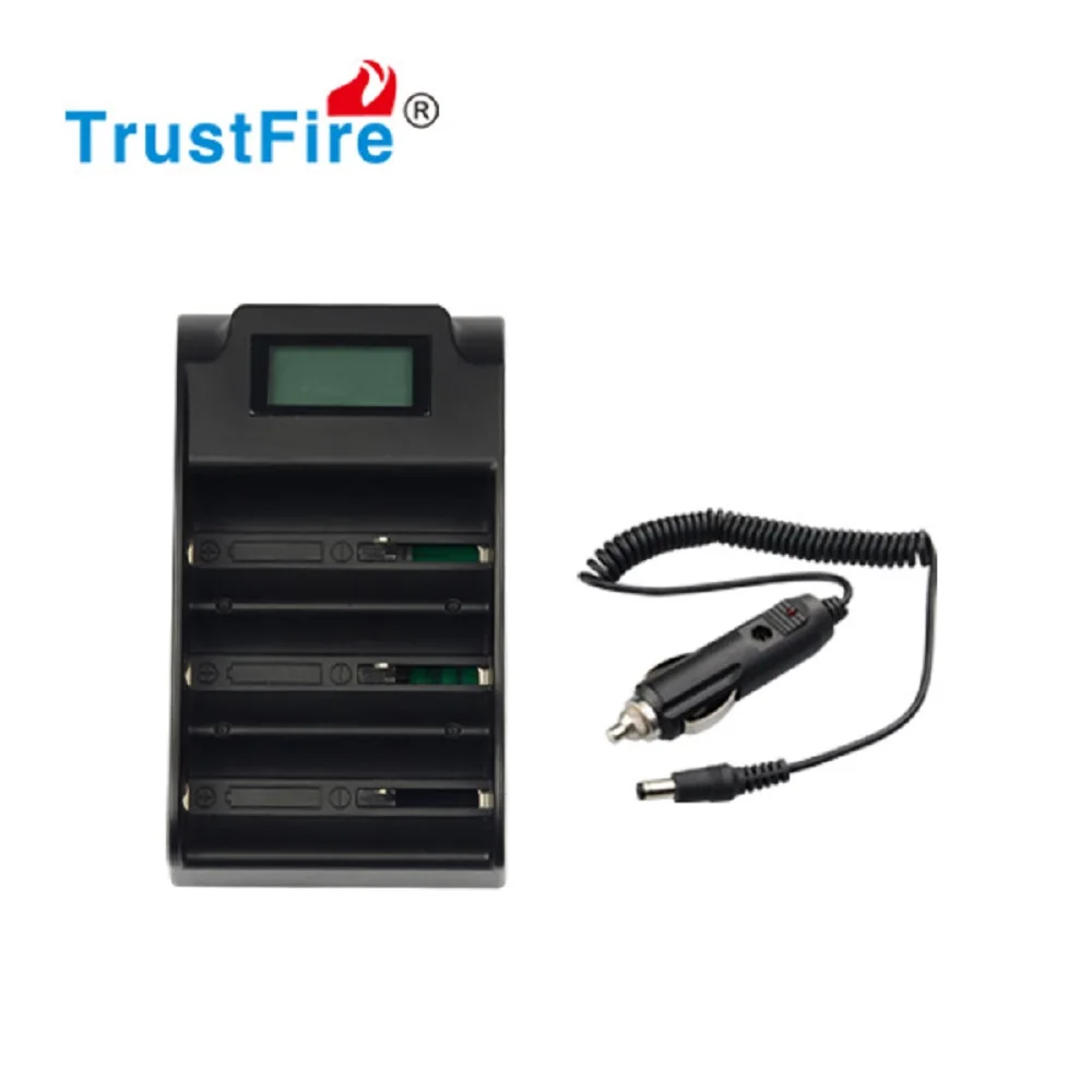 TrustFire TR-008 USB Battery Charger 32650 battery charger car battery charger can charge 3pcs 18650 26650 US UK AU EU Plug