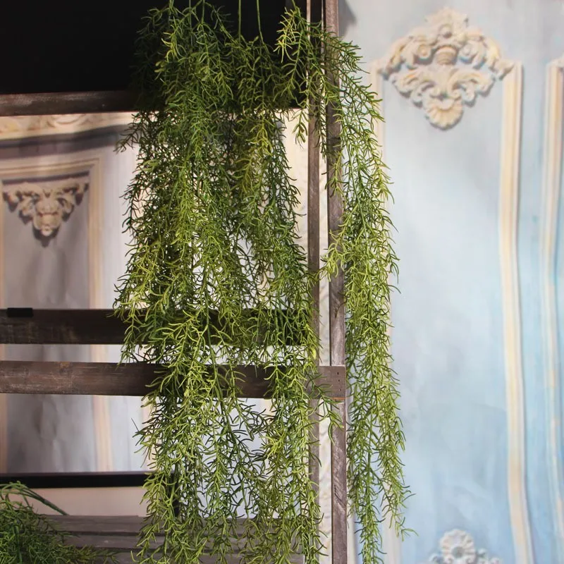 1PC Artificial Wall Hanging Plant Artificial Pine Needles Home Decoration Balcony Decorattion Flower Basket Accessories 1PC Artificial Wall Hanging Plant Artificial Pine Needles Home Decoration Balcony Decorattion Flower Basket Accessories