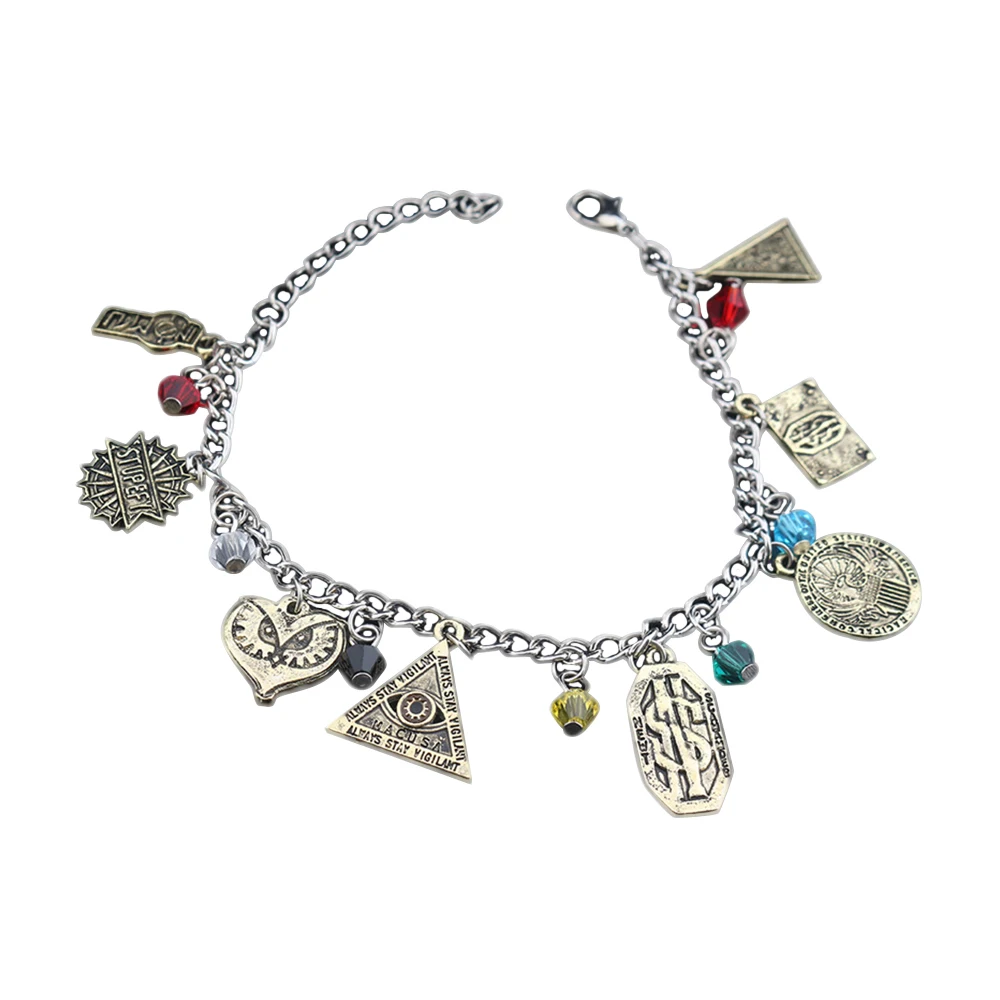 

Fantasy Beasts Bracelets Where to Find Them Hogwarts Charm Bangles Men Women Girls Fashion Jewelry Party Props
