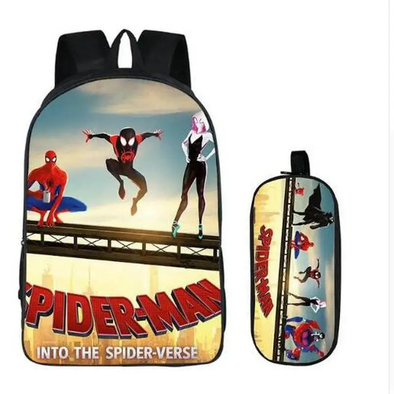 16 بوصة الاطفال على ظهره Spideran في العنكبوت الآية الأطفال الحقائب المدرسية للبنين العظام الطفل الكتب الحقيبة Mochila