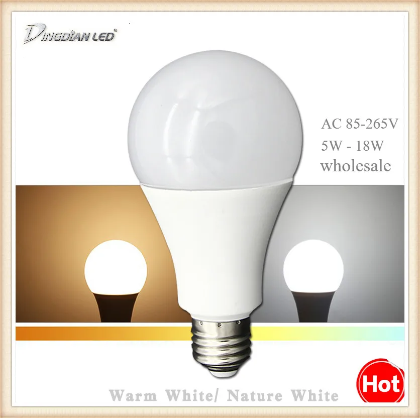 Led Bulb E27 110v 220v High Brightness Led Light 5w 7w 9w 12w 15w 18w Bedroom Livingroom Lamp Led Home Bulb Home Decor