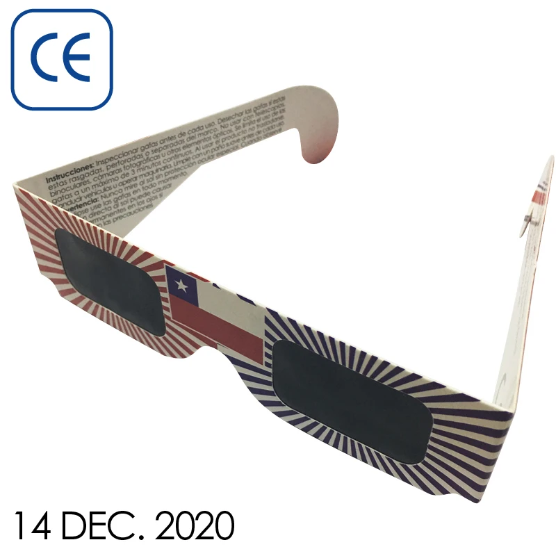 

500pcs Wholesale 3D Paper Solar Eclipse Glasses,Safe Eclipse Viewing Glasses