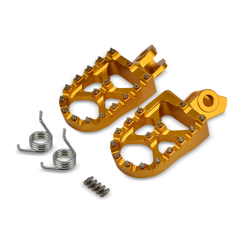 Gold Подставка для ног колышки для Suzuki RMZ250 RMZ450 RMX450Z РМЗ 250 450 RMX 450Z 2010- Аксессуары для мотоциклов - Цвет: Gold