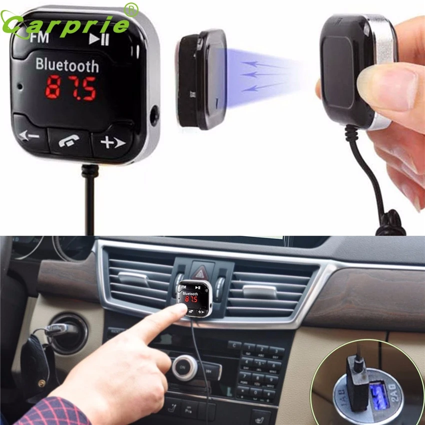 

CARPRIE Super drop ship New Car Kit Wireless Bluetooth FM Transmitter MP3 Player USB SD LCD Remote Handsfree Oct26 2018