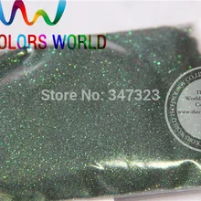 TCR16 0,2 мм переливчатая Радуга оливково-зеленый цвет блестящий порошок для ногтей, Татто художественное украшение DIY порошок