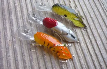 

10PCS Fishing locust Lure insect Crankbaits Baits Hook 8g 9cm