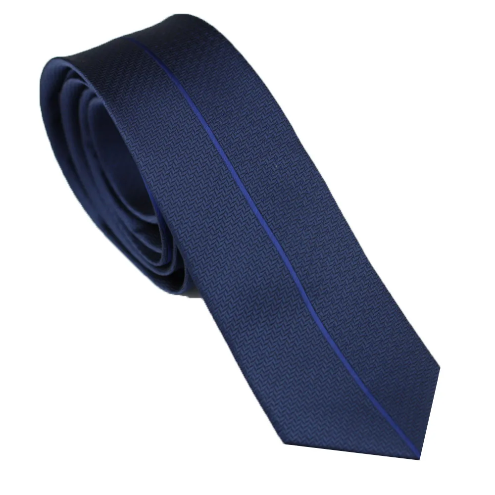 mens navy slim tie