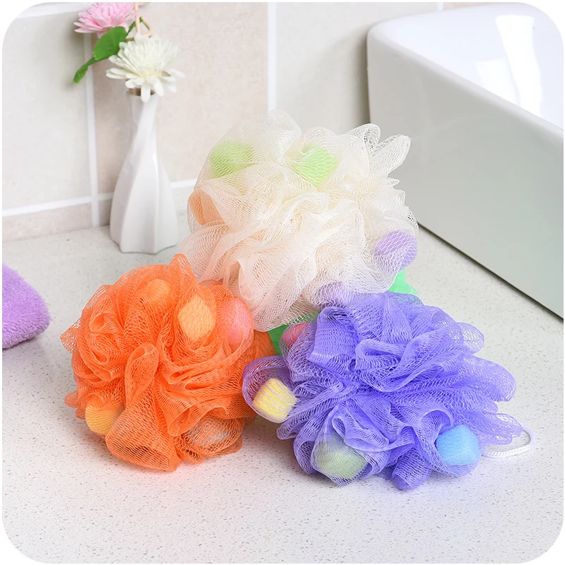 Macio e Confortável Banho de Bola com Esponja Frete Grátis Novo Peças - Lote Cor Misturada Kawaii Colorido Contas Atacado 10 6 High Quality Beleza e saúde