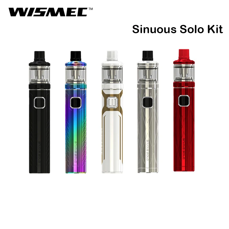 

Original Wismec Sinuous Solo Kit With 2300mah Battery Vape Pen Mod 40W AMOR NS Pro Atomizer Tank 2ml E Cigarette Vape Kit