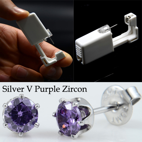 Disposable Device Machine Tools Piercing NO PAIN Safety Sterlised Easy Ear Piercer Sterile Bezel Dasiy Flower Ear Stud
