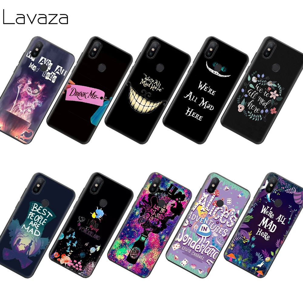Чехол Lavaza We all mad here из ТПУ для Xiaomi Redmi Note 4 4X 4A 5 5A 6 6a 7 8 Pro Go Prime Plus | Мобильные телефоны