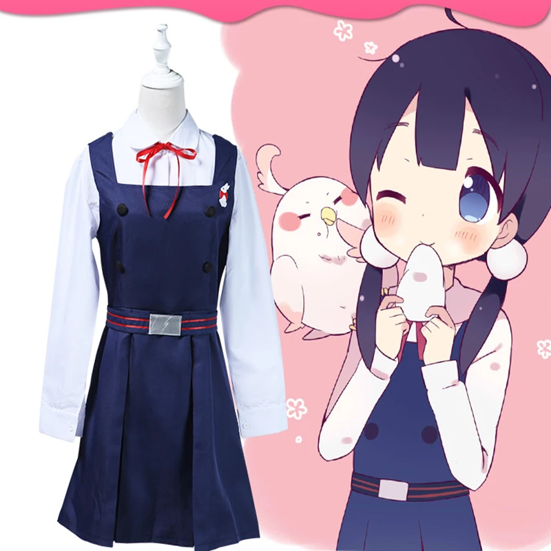 Аниме Тамако Рынок Косплэй костюм Tamako Kitashirakawa платье на Хэллоуин Карнавальный