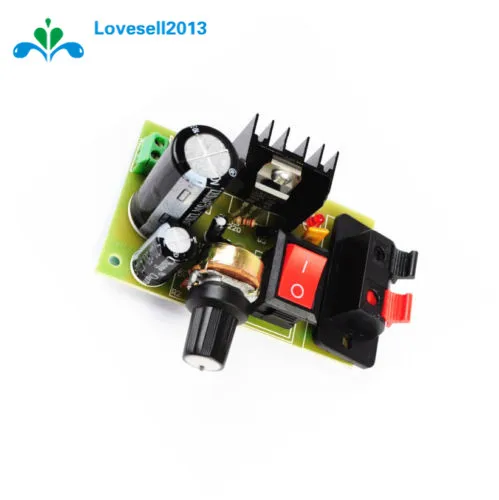 LM317 DC 5 V-35 V DIY Kit понижающий Питание модуль переменного тока/постоянного тока Регулируемый Напряжение регулятор с вкл/выкл переключатель