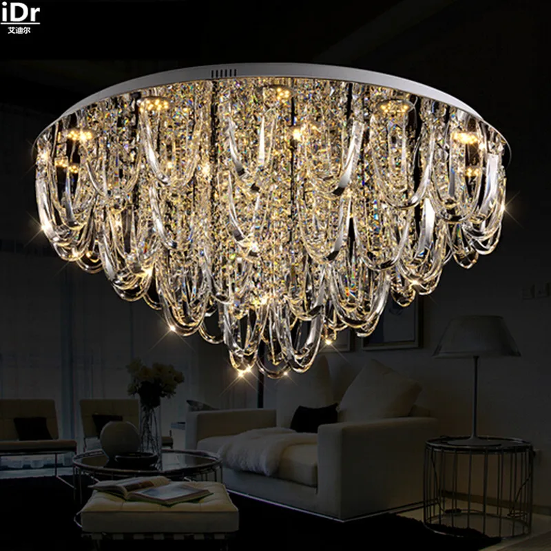 Contemporary European living room lamp crystal lamp bedroom lamp LED