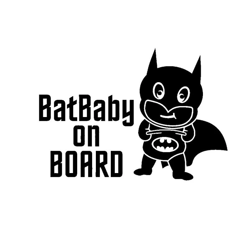 Fusion BatBaby on Board Виниловая наклейка для автомобиля забавная на бампер Подарочная