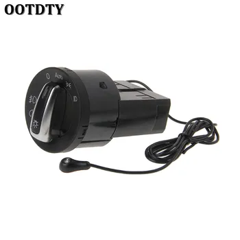 

OOTDTY Auto Headlight Chrome Switch Plug For VW Polo Golf 4 Jetta MK4 Passat B5 Polo