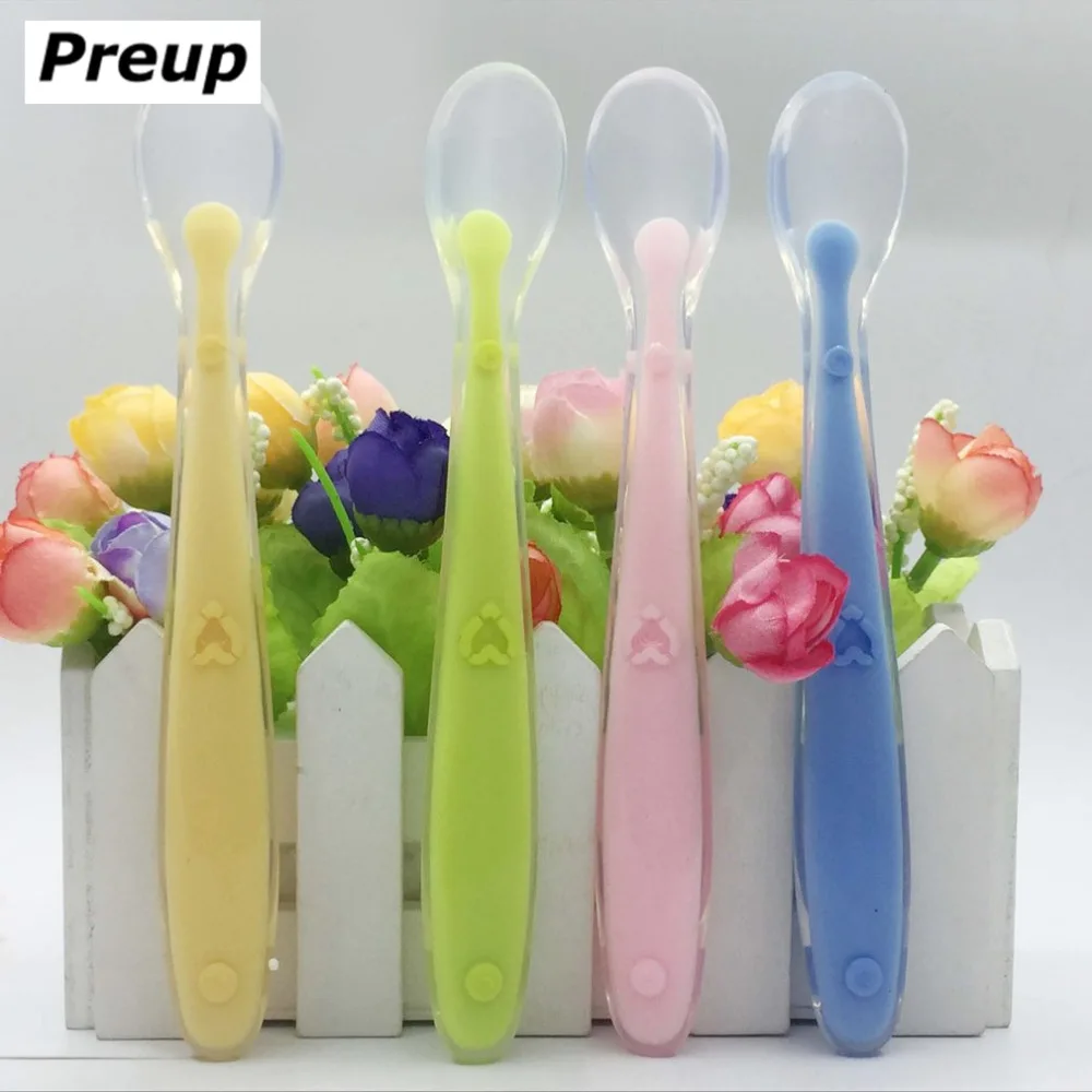 Buy Preup Baby Spoon Safety Non Toxic Soft Silicone