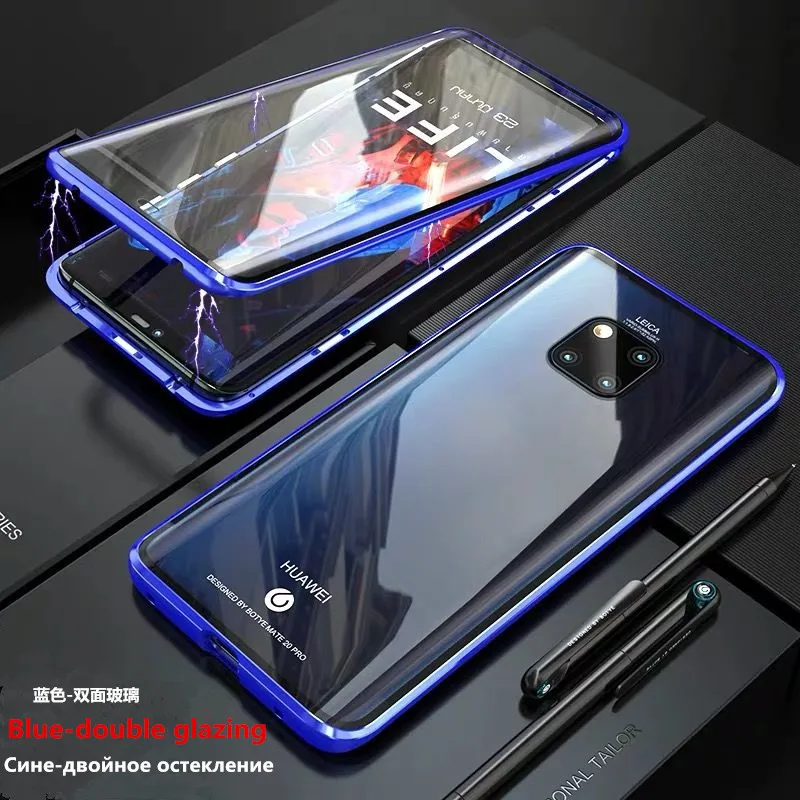 

Huawei p20pro p20 case Magnetic Adsorption Metal Case for huawei mate 20 honor 10 8X 10 lite nova 2i 3 3i 3e 4 4e 5i 5pro