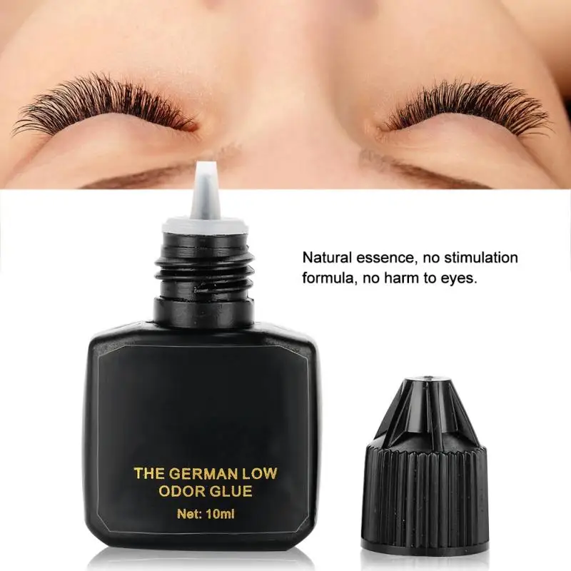 10ml Natural Fast Dry Eyelash Extension Glue Eye Lash Grafting Instant Super Sticky Glue