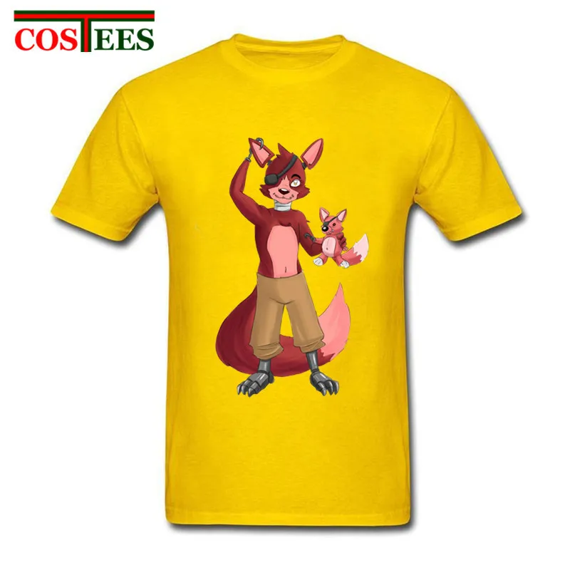 Милые футболки FNAF Foxy с плюшевой подкладкой женская и мужская футболка в стиле хип