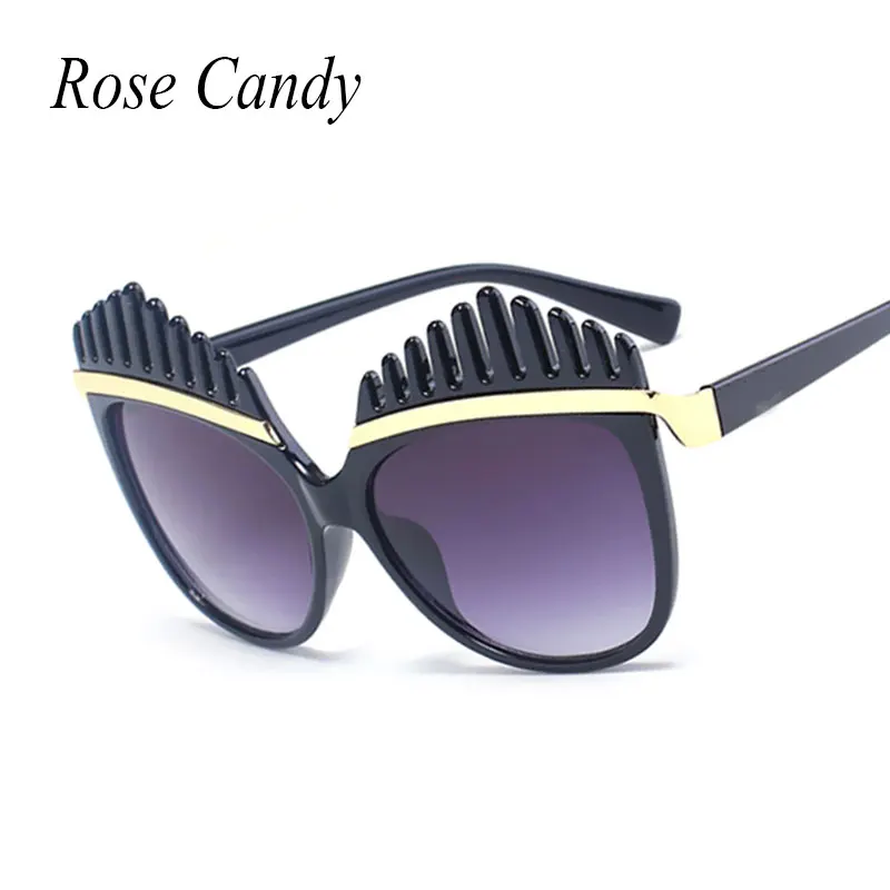 VictoryLip 2016 New Strange Brand Designer Trend Fashion Oversized Cat Eye Women Sunglasses Lady UV400 Sun Glasses | Аксессуары для