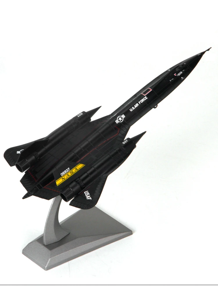 1:144 SR-71 Blackbird рекогносцировочный самолет литая модель игрушка боец для коллекции подарков