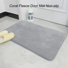 Мягкий коралловый флисовый дверной коврик нескользящий напольный коврик для прихожей кухня гостиная ковер коврики Пастораль 60*40 см домашнего использования