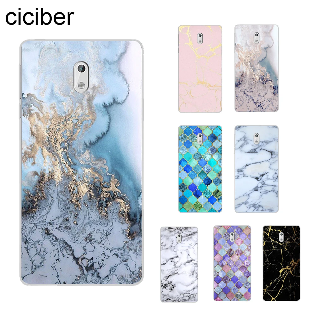 

ciciber Colored Marble Cover For Nokia 8 7 7.1 6 6.1 5 5.1 3 3.1 2.1 Plus 9 PureView Phone case For Nokia X7 X6 X5 X3 Soft TPU