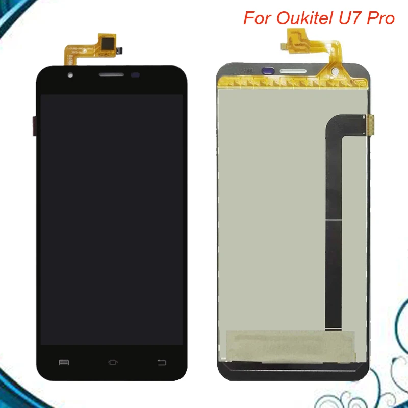 

100% Tested OK For Oukitel U7 Pro LCD Display Screen and Touch Screen Assembly Repair Parts u 7 Free Shipping