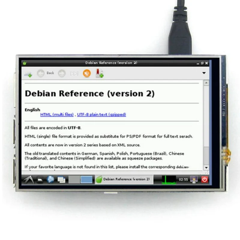 3 5 дюймовый ЖК дисплей с 320*480 сенсорным экраном для Raspberry Pi 4 модели B и Model plus|module led